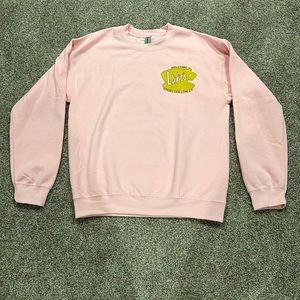 Gilmore Girls-Luke’s diner-pink sweatshirt-medium